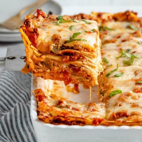 Vegan Ground Beef Lasagna