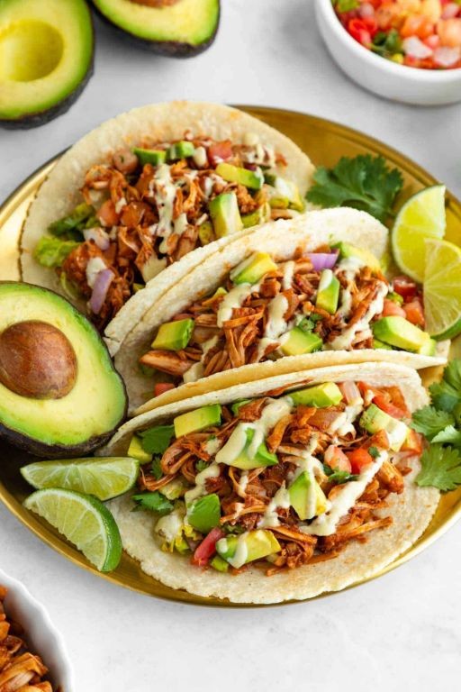 Vegan Jackfruit Tacos with Cilantro Lime Rice
