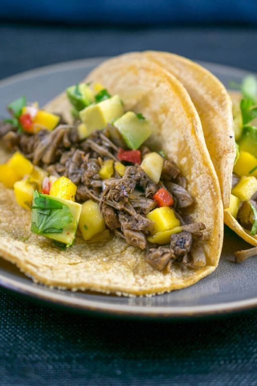 Vegan Jerk Jackfruit Tacos