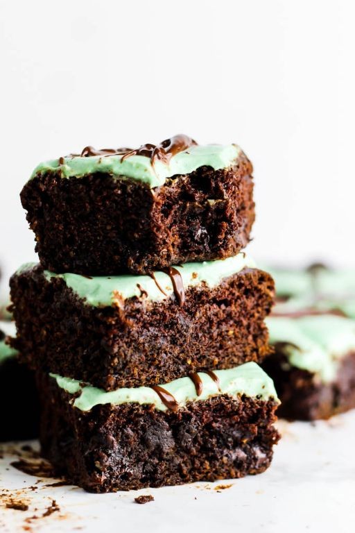 Vegan Mint Chocolate Brownies