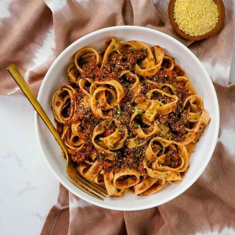 Vegan Mushroom and Walnut Bolognese