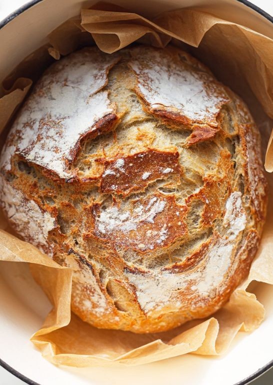 Vegan No-Knead Artisan Bread