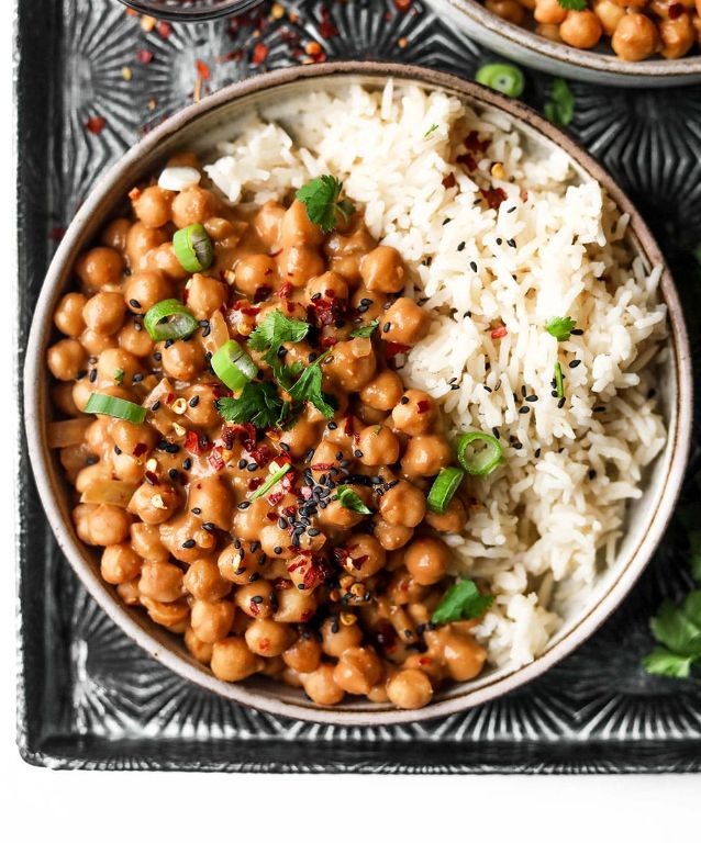 Vegan Peanut Butter Chickpea Curry