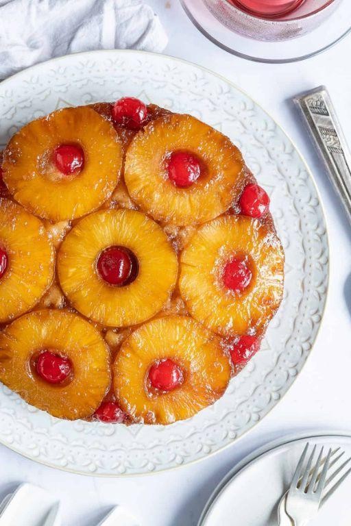 Vegan Pineapple Upside Down Cake