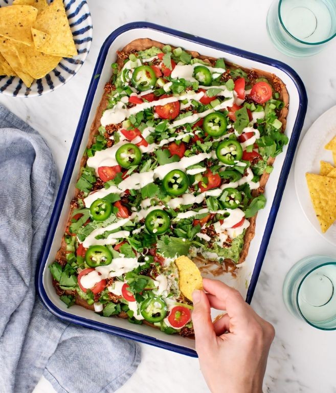 Vegan Seven-Layer Taco Dip