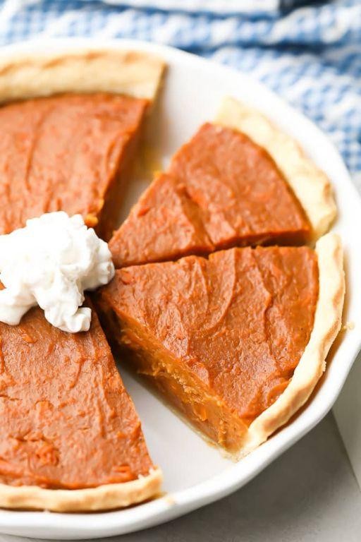 Vegan Sweet Potato Pie with Coconut Cream