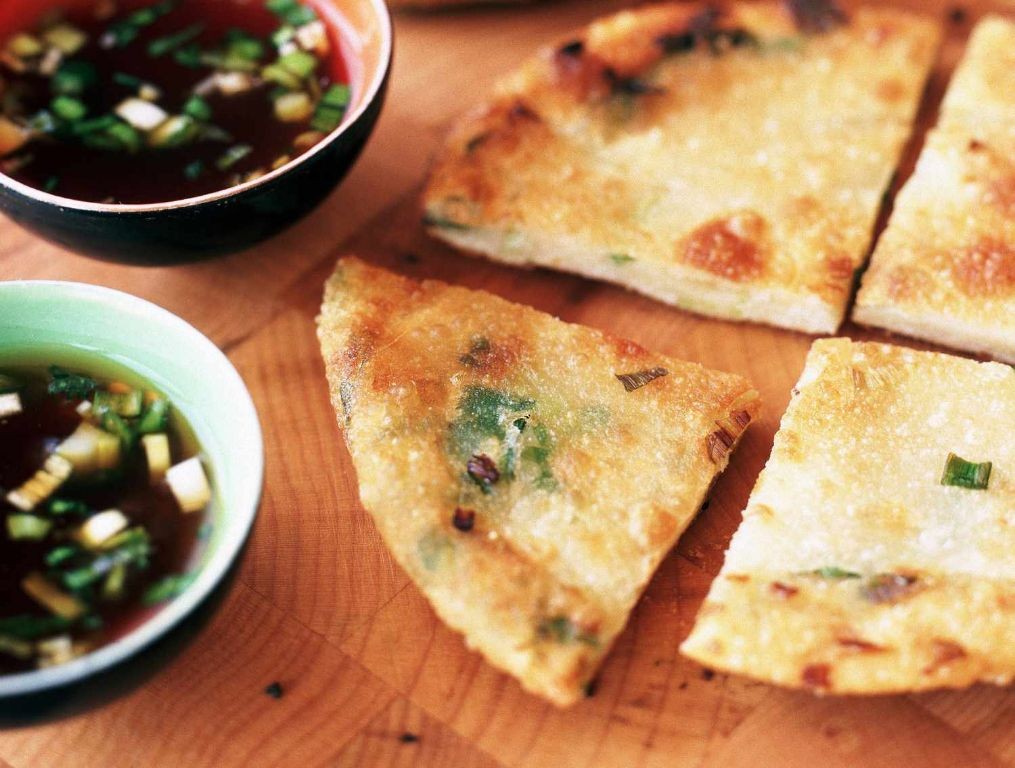Vegan Taiwanese Scallion Pancakes