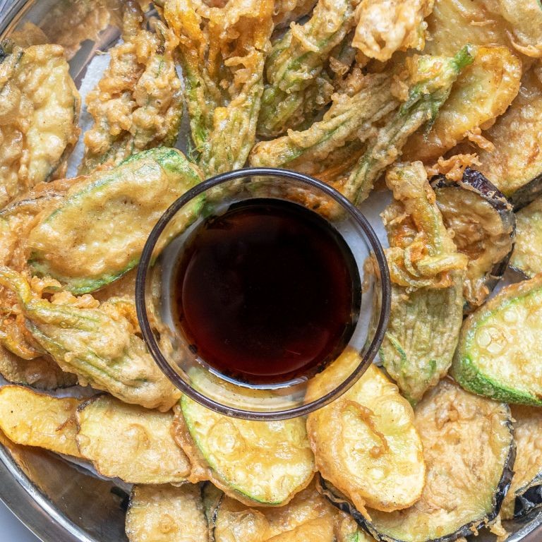 Vegetable Tempura with Dipping Sauce