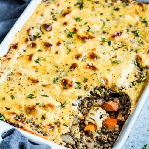 Vegetable and Lentil Hotdish