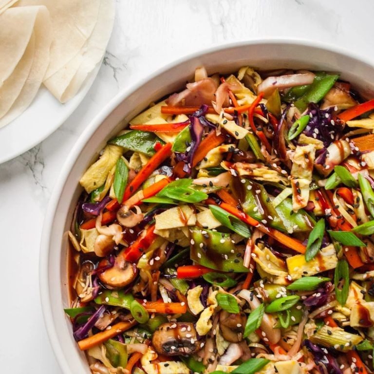 Vegetable-Packed Moo Shu Pork Stir-Fry