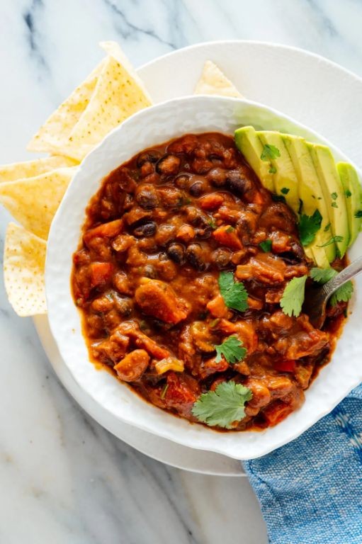 Vegetarian Chili with Kidney Beans