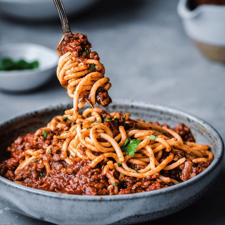 Vegetarian Lentil Bolognese