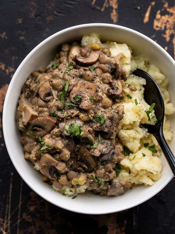 Vegetarian Lentil Gravy with Rosemary
