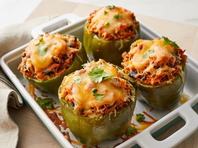 Vegetarian Mexican Stuffed Peppers