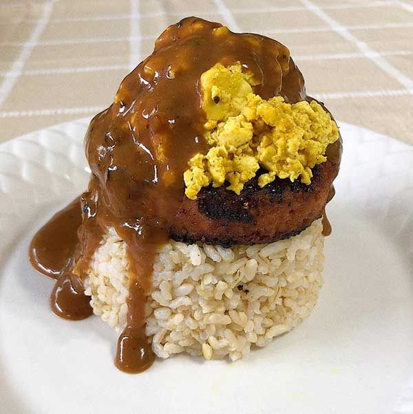 Vegetarian Mushroom Loco Moco