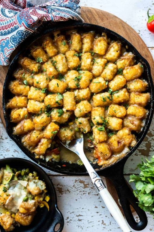 Vegetarian Tater Tot Casserole