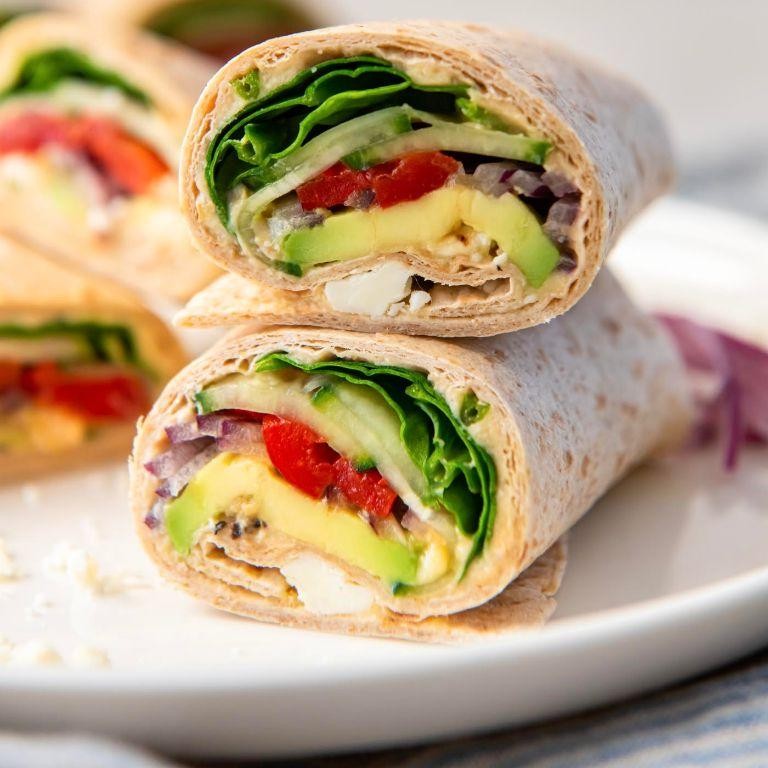 Veggie Hummus Wrap