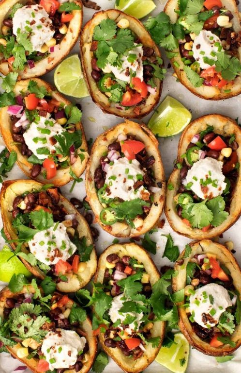 Veggie-Stuffed Potato Boats