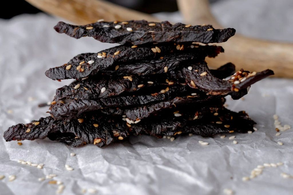 Venison Jerky with Maple and Black Pepper