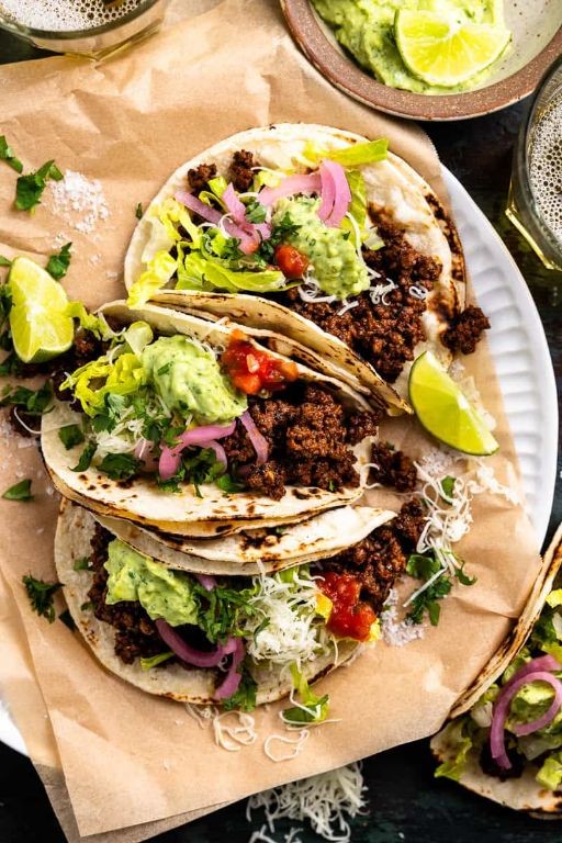 Venison Tacos with Avocado Lime Crema