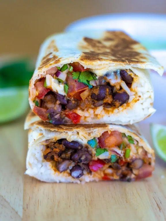 Venison and Black Bean Burrito Filling
