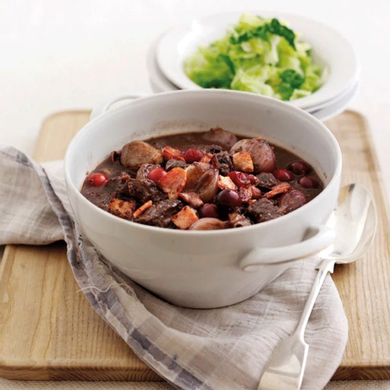 Venison and Cranberry Stew