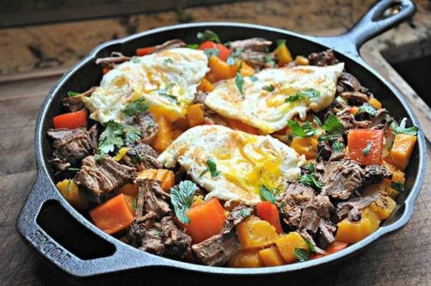 Venison and Sweet Potato Hash