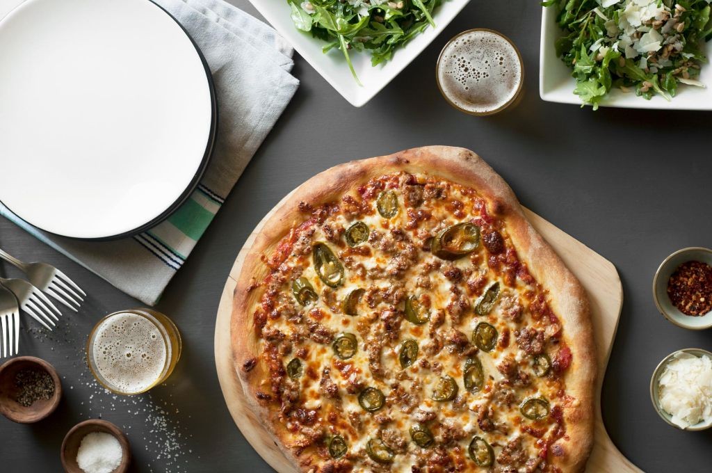 Vienna Sausage Pizza with Jalapenos