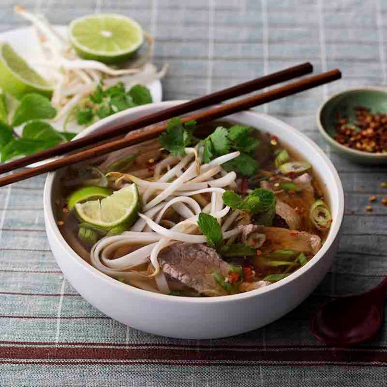 Vietnamese Pho Bo (Beef Noodle Soup)