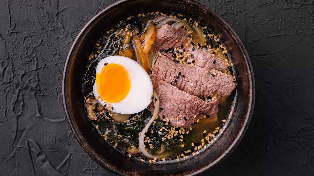 Wagyu Beef Ramen with Soft-Boiled Egg