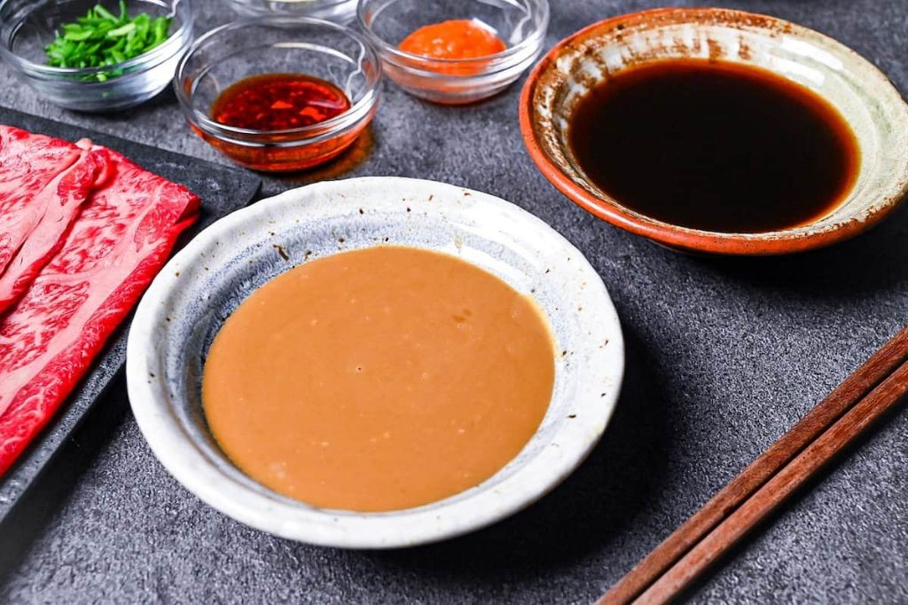 Wagyu Shabu-Shabu with Ponzu Dipping Sauce