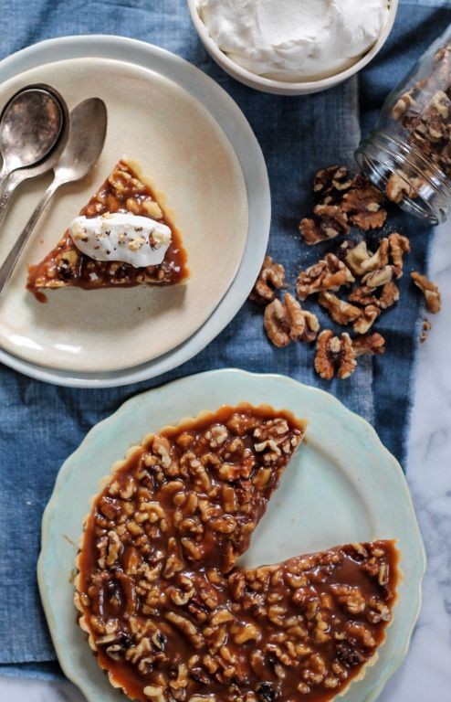 Walnut Caramel Tart