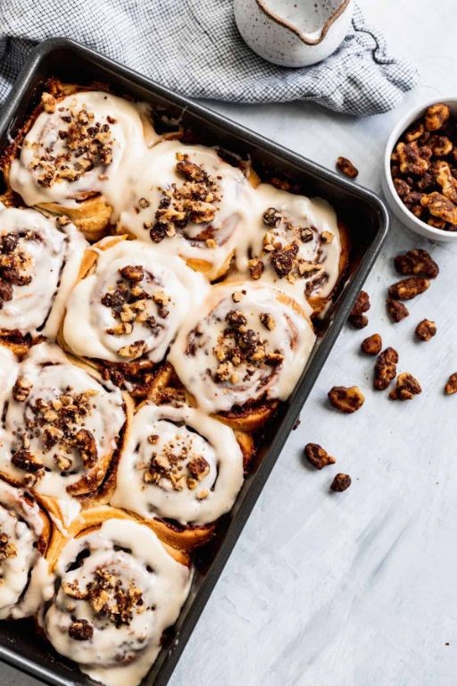 Walnut Cinnamon Rolls
