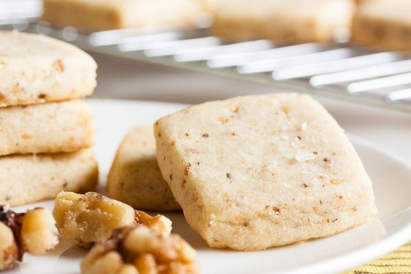 Walnut Shortbread Cookies