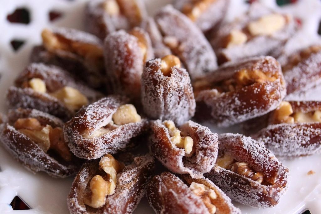 Walnut Stuffed Dates