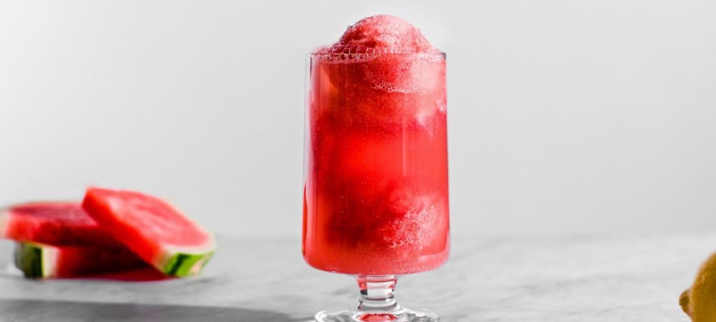 Watermelon Sorbet Float