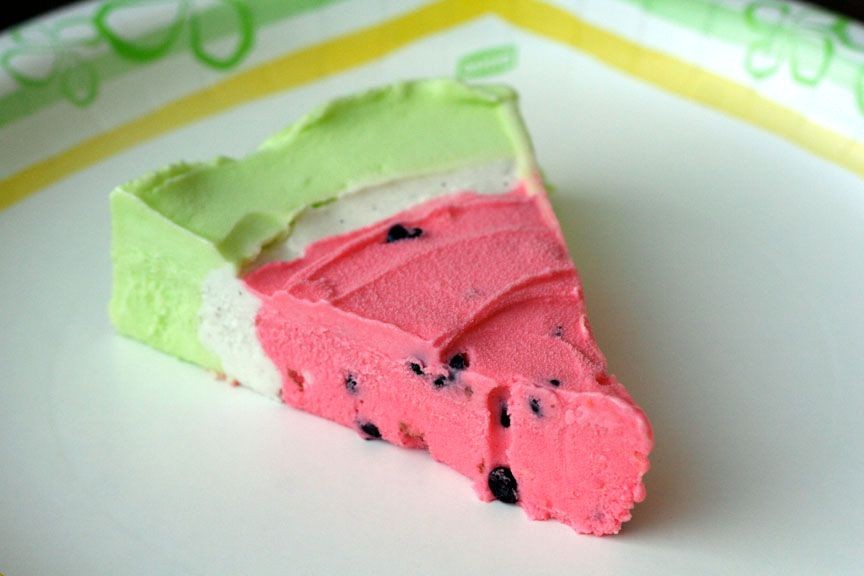 Watermelon Sorbet Pie