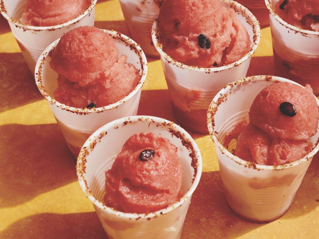 Watermelon Sorbet with Chili
