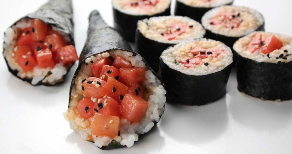 Watermelon Sushi Rolls
