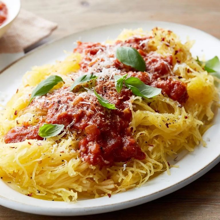 Weight Watchers Instant Pot Spaghetti Squash with Marinara