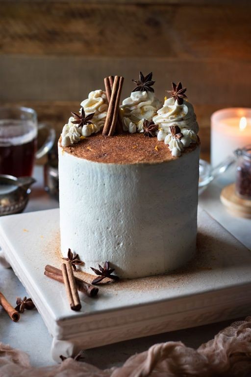 Whipped Vanilla Chai Spice Frosting
