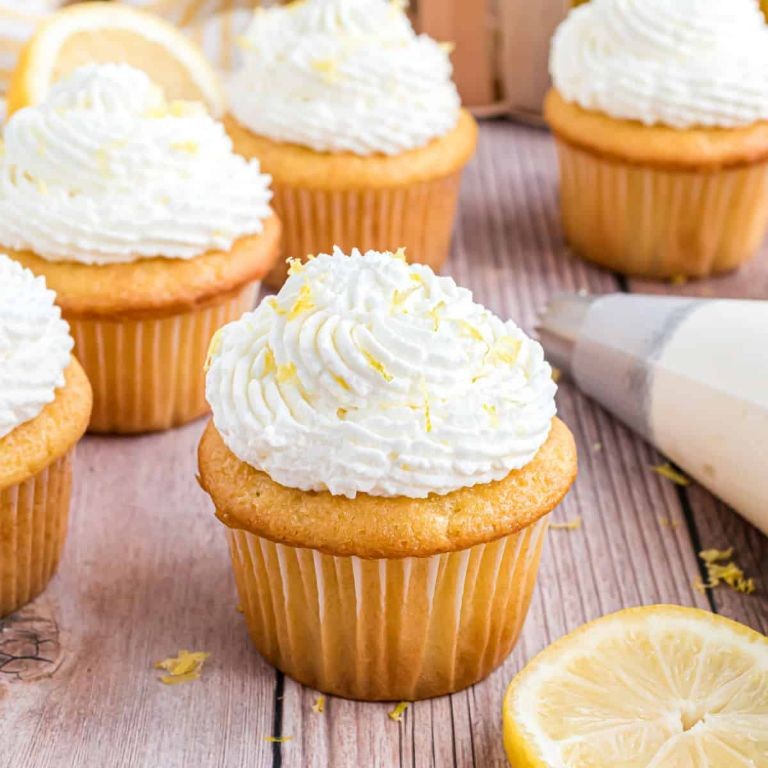 Whipped Vanilla Lemon Zest Frosting