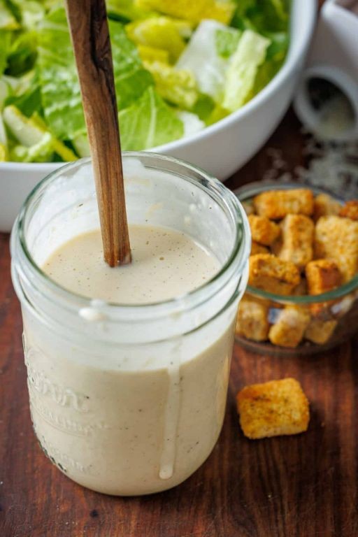 Whisk-Emulsified Caesar Salad Dressing
