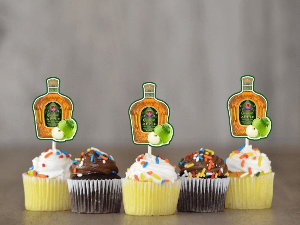 Whiskey Apple Crown Royal Cupcakes