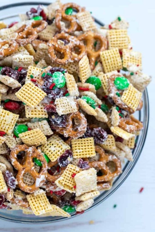 White Chocolate Cranberry Chex Mix