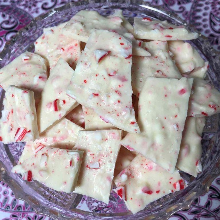 White Chocolate Peppermint Bark