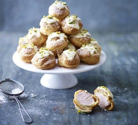 White Chocolate Profiteroles