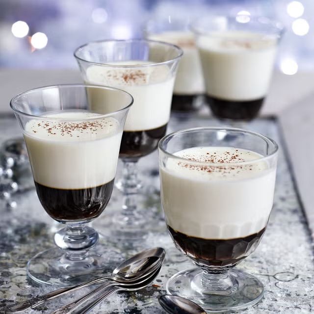 White Russian Panna Cotta