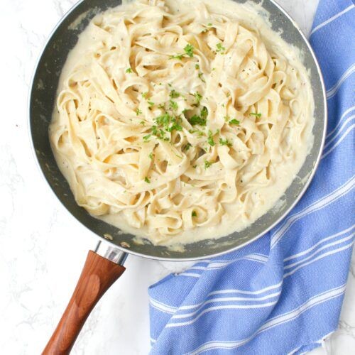 White Truffle Fettuccine Alfredo