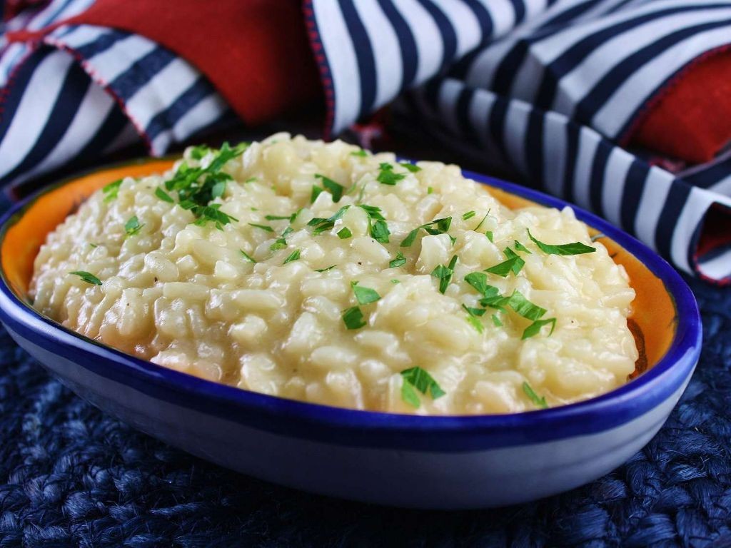White Truffle Risotto with Parmesan Cream